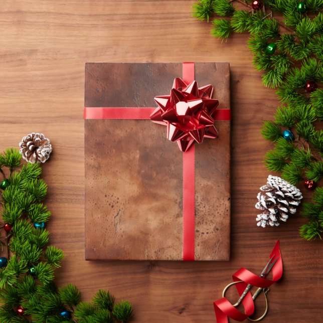 Papel De Regalo Western Brown Howdy Cowboy Brown (Regalo de vacaciones)