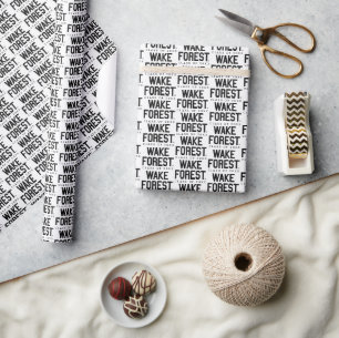 Papel De Regalo WFU   Bosque Wake