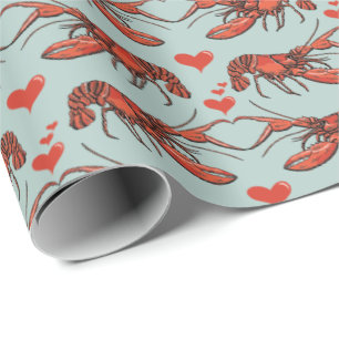 Papel De Regalo Whimsical Duck Egg Blue Eres mi langosta