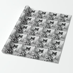 Papel De Regalo Whiskers y Watchness - gato forestal