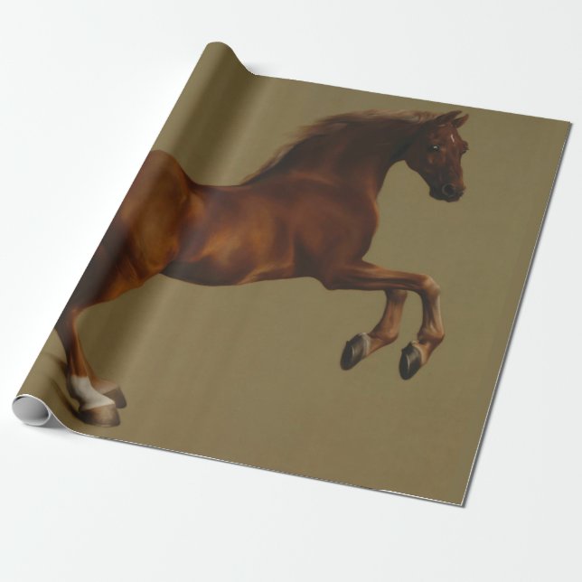 Papel De Regalo Whistlejacket the Horse (de George Stubbs) (Desenrollado)