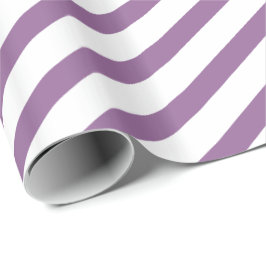 Papel De Regalo white-lilac stripes – lila-weiß gestreift