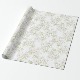 Papel De Regalo White Rose Classic Wedding