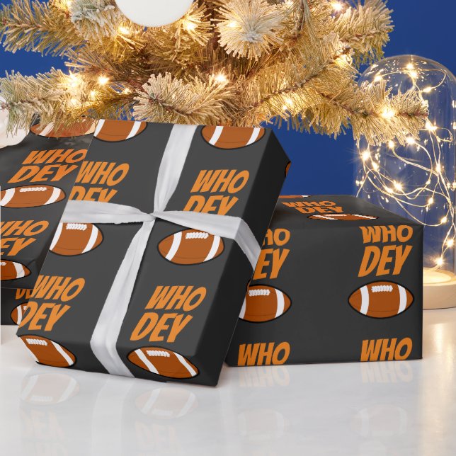 PAPEL DE REGALO WHO DEY FOOTBALL CHRISTMAS (Vacaciones)