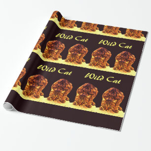 PAPEL DE REGALO WILD CAT KITTEN