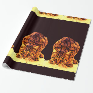 PAPEL DE REGALO WILD CAT KITTEN