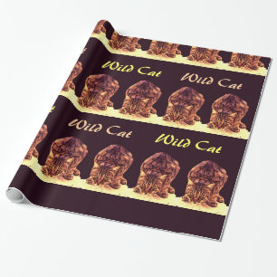 PAPEL DE REGALO WILD CAT KITTEN