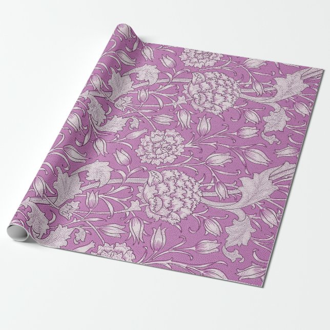 Papel De Regalo Wild Tulip de William Morris (Desenrollado)