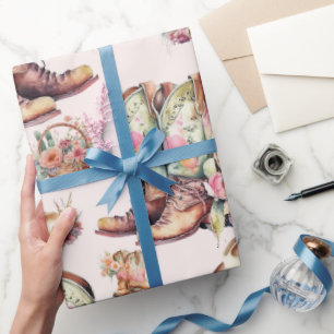 Papel De Regalo Wild West Cowgirl Country Western Birthday Party