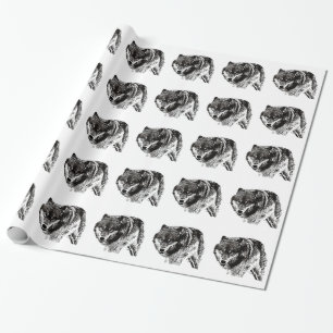 Papel De Regalo Wild Wolf