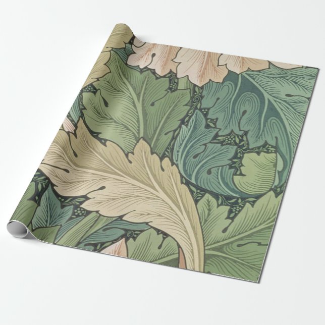Papel De Regalo William Morris Acanthus (Desenrollado)
