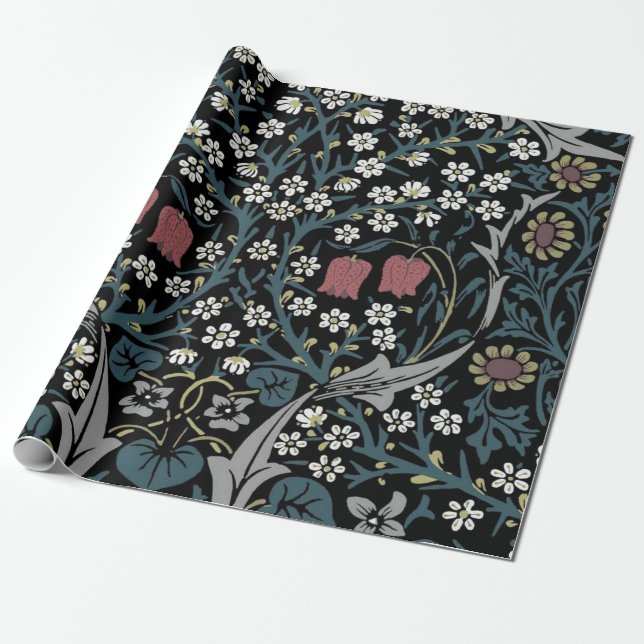 Papel De Regalo William Morris Blackthorn (Desenrollado)