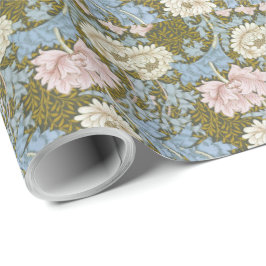 Papel De Regalo William Morris Chrysanthemum Floral Pattern Folia