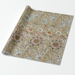 Papel De Regalo William Morris Corncockle Botánico Floral Vid