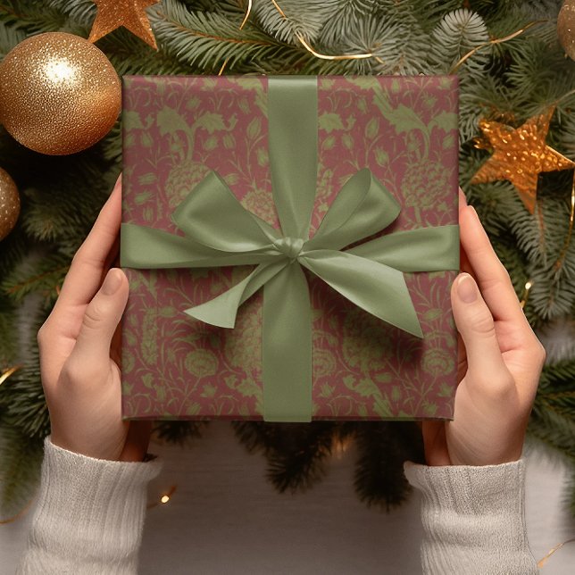 Papel De Regalo William Morris Elegant Holiday (William Morris, timeless designs.)