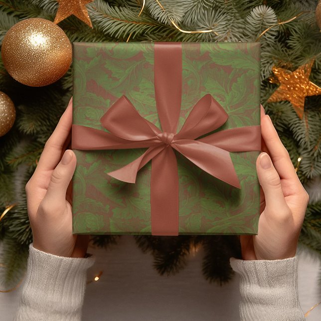 Papel De Regalo William Morris Elegant Holiday (Vintage William Morris will always be a classic!)