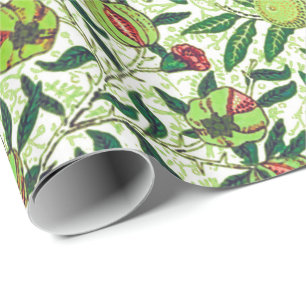 Papel De Regalo William Morris Fruta Exótica, Lime Green