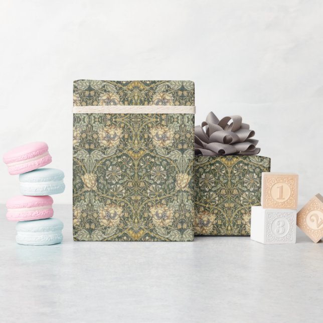 Papel De Regalo William Morris Honeysuckle Design (Baby Shower)