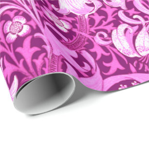 Papel De Regalo William Morris Iris y Lily, Amethyst Purple