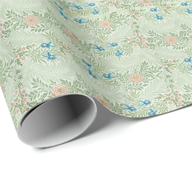 Papel De Regalo William Morris Larkspur (Esquina del rollo)