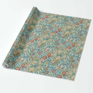 Papel De Regalo William Morris "Lirio Dorado" 3