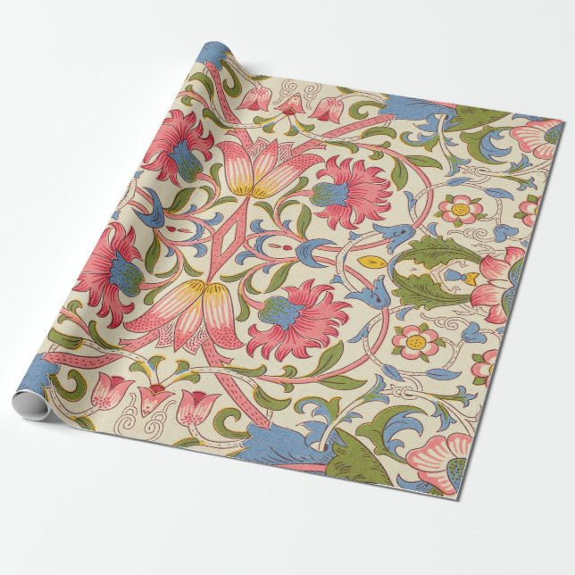 Papel De Regalo William Morris Lodden Spring Wallpaper Art (Desenrollado)
