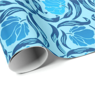 Papel De Regalo William Morris Pimpernel, Denim & Light Blue