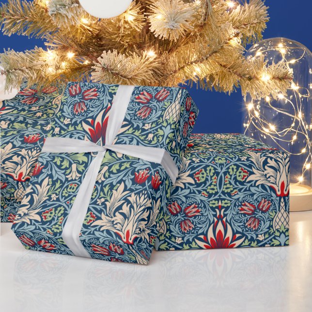 Papel De Regalo William Morris Snakeshead Fritillary Floral Design (Vacaciones)