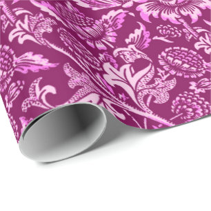 Papel De Regalo William Morris Sunflowers, Amethyst Purple