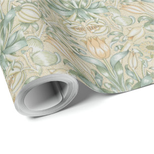 Papel De Regalo William Morris Vintage Floral Pomegranate