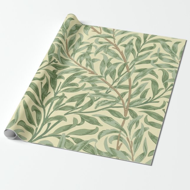 Papel De Regalo William Morris Willow Bough (Desenrollado)