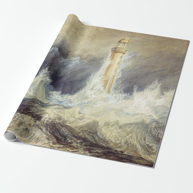 Papel De Regalo William Turner - Faro de Bell Rock (Desenrollado)