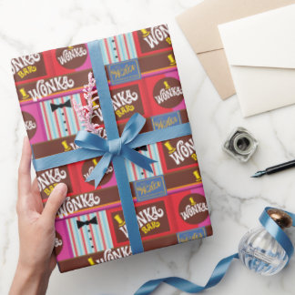 Papel De Regalo Willy Wonka Candy Pattern