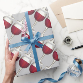 Papel De Regalo Wine Lover Red Wine Glass Merlot Cabernet Winery