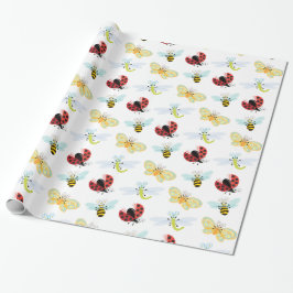 Papel De Regalo Wing-Nutz™_Fluttering Buddies_Pattern_fiesta tiemp