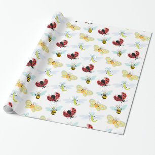 Papel De Regalo Wing-Nutz™_Fluttering Buddies_Pattern_fiesta tiemp