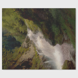 Papel De Regalo Winona Falls (US Landscape) (por Hermann Herzog)