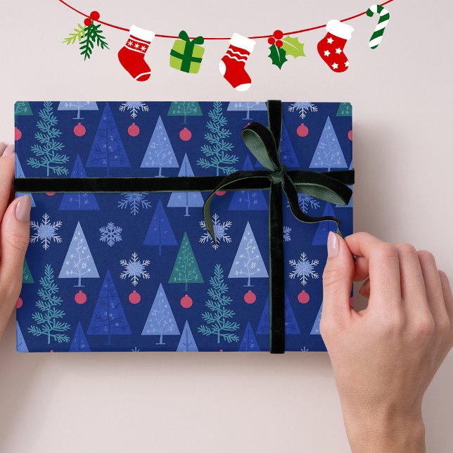 Papel De Regalo Winter Blue Modern (Subido por el creador)