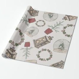 Papel De Regalo Winter Farmhouse