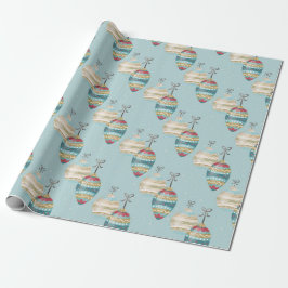 Papel De Regalo Winter Ornament Christmas Wrapping Paper