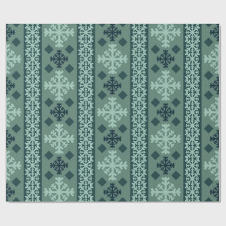 Papel De Regalo Winter Snowflakes Nordic Wrapping Paper