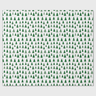 Papel De Regalo Winter Trees Wrapping Paper
