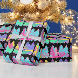Papel De Regalo Winter Trees Wrapping Paper