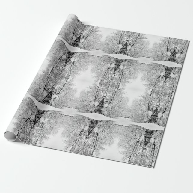 Papel De Regalo Winter Whites (Desenrollado)