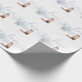 Papel De Regalo Winter Woodland Scene Fox