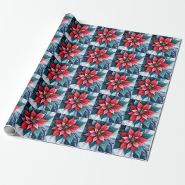 Papel De Regalo Winters Festive Bloom
