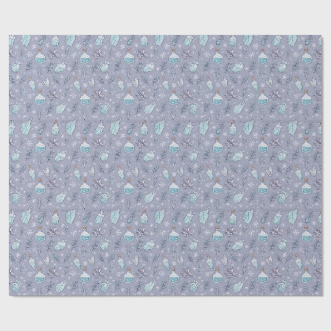 Papel De Regalo Witchy Potion Bottles (Superficie plana)