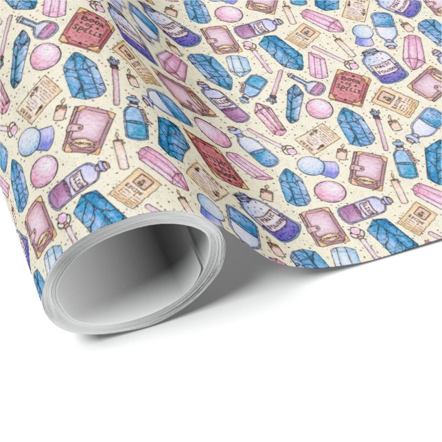 Papel De Regalo Witchy Wonders Wraping Paper (Esquina del rollo)