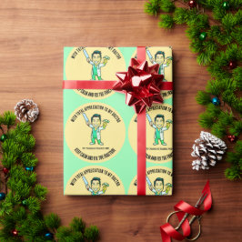 Papel De Regalo with total appreciation to my doctor saw and hamme