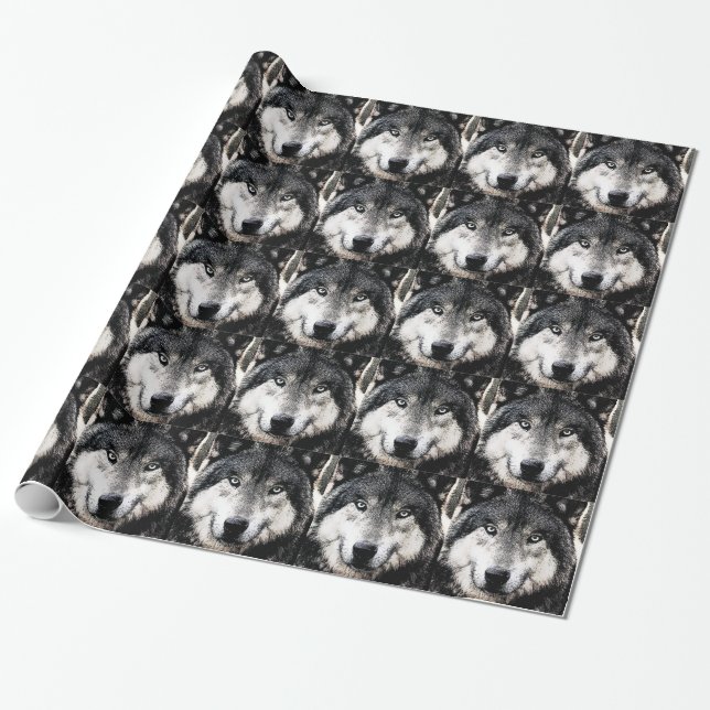 Papel De Regalo Wolf Eyes (Desenrollado)